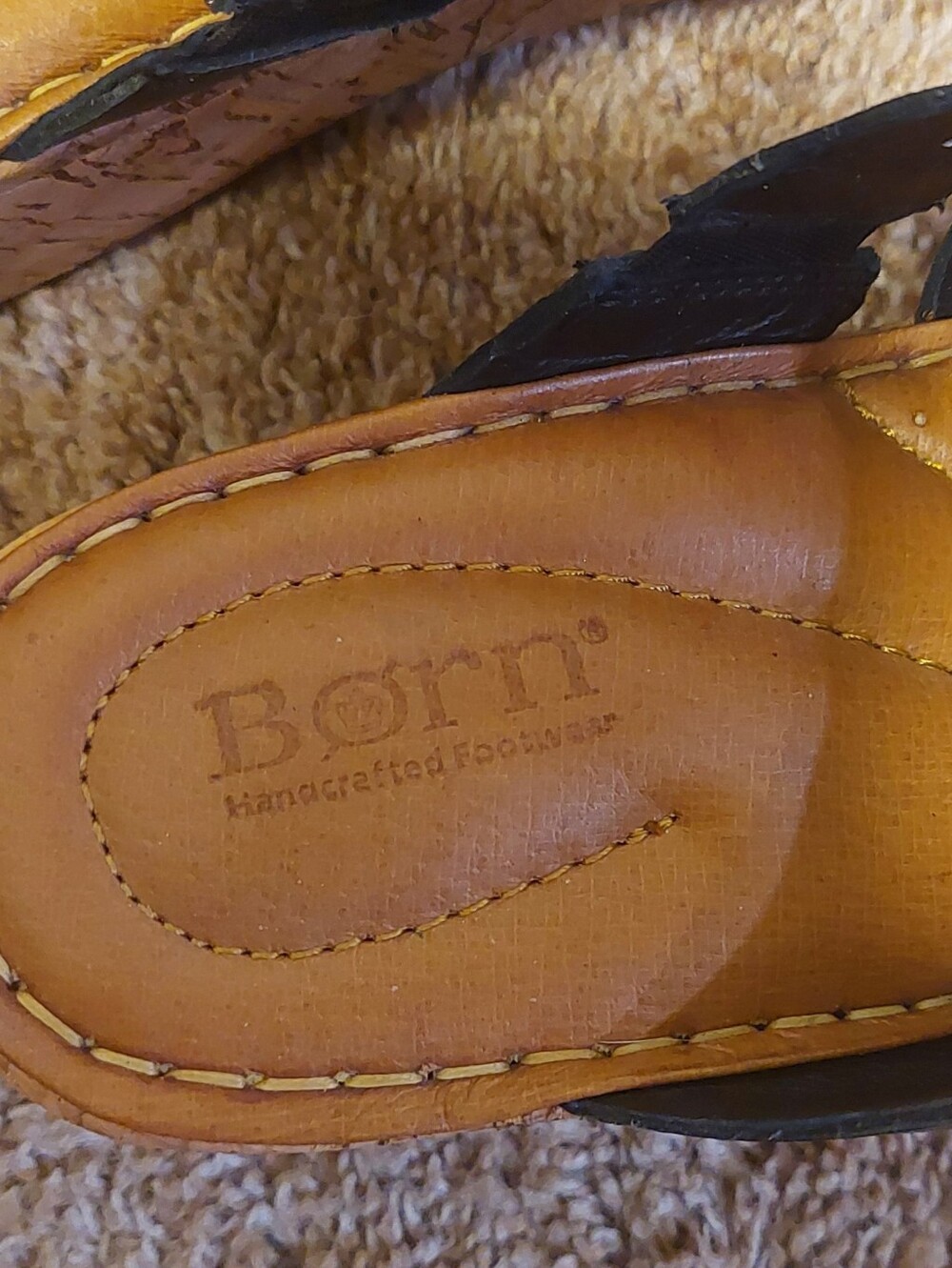 BORN Luna Cork Wedge Comfort Slide Sandal - Picture 10 of 13